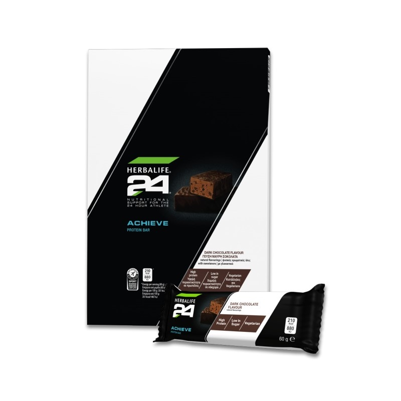 H24 Achieve Protein Bars - Μαύρη Σοκολάτα