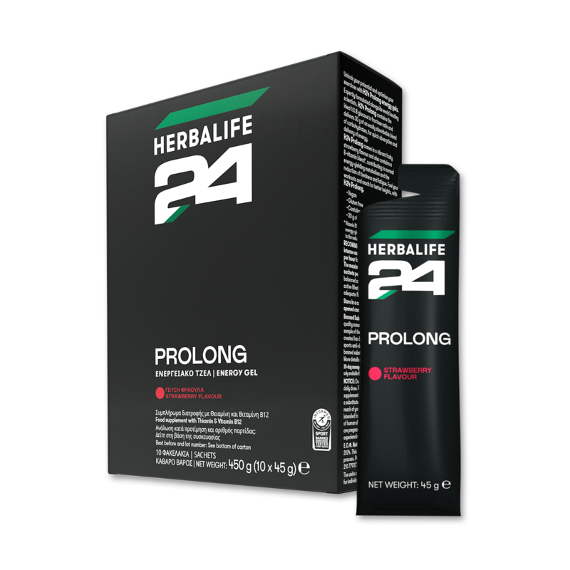 Herbalife24® Prolong Gel Φράουλα 10 πακέτα ανά συσκευασία