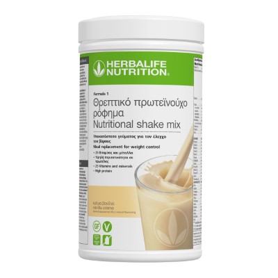 Πρωτεϊνούχο Ρόφημα Formula 1 - Vanilla Crème 550gr