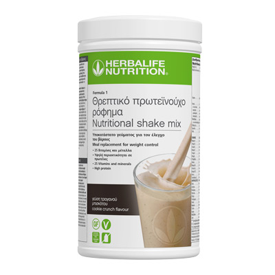 Πρωτεϊνούχο Ρόφημα Formula 1 - Cookie Crunch 550gr